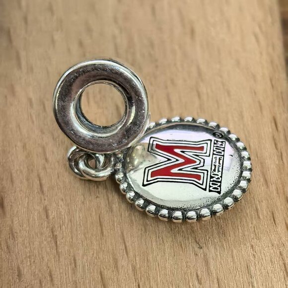 Pandora Milwaukee Brewers Baseball Charm Pendant, S925 Silver Bracelets - Picture 3 of 4